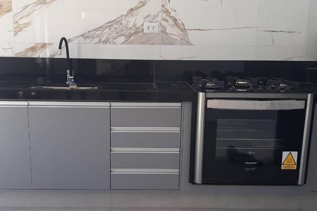 Linda Casa A 200M Da Praia Do Capricornio 卡拉瓜塔图巴 外观 照片